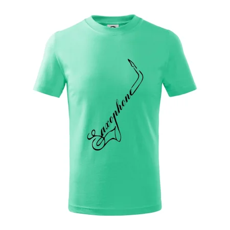 Saxophone nápis