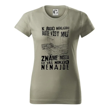 K řidiči náklaďáku buďte vždy milý