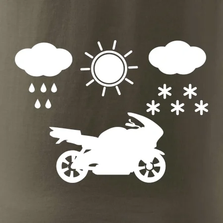 Motorkář za každého počasí - silnice