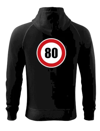 Dopravní značka - omezení rychlosti 80