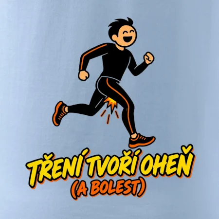 Běžecké tření tvoří oheň