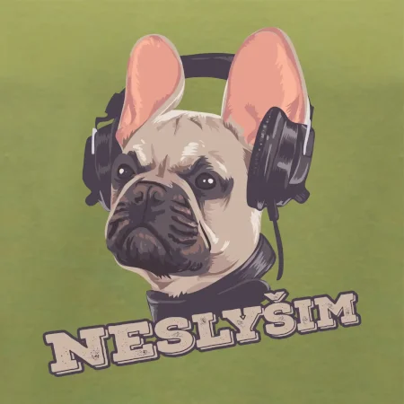 Francouzský buldoček neslyším