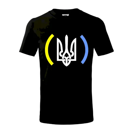 Ukrajina trojzubec s barvami