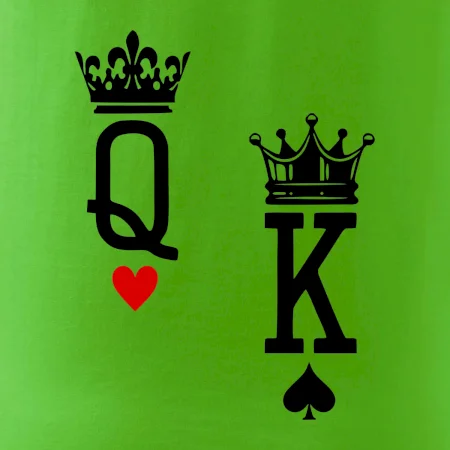 King & Queen logo na prso