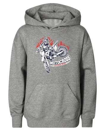 Motocross extreme sport fire