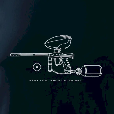 Minimalistický marker stay low shoot straight