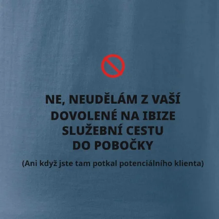 Dovolená na Ibize není služební cesta