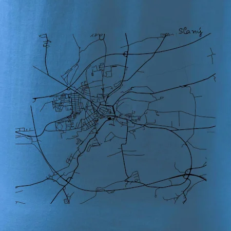 Černobílá mapa Cerhovice 267 61
