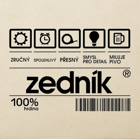 Čárový kód zedník