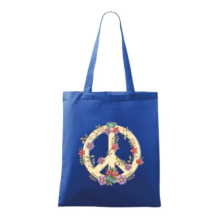Peace symbol pískový
