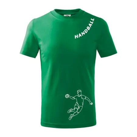 Handball nápis šikmo