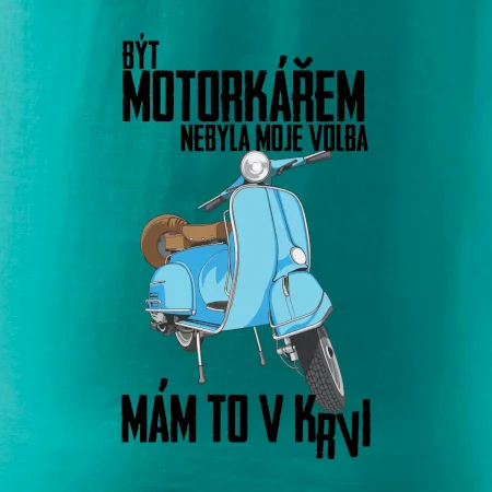 Být motorkářem nebyla moje volba skútr