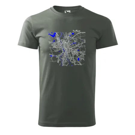 Budějce  - Mapa s vodními toky