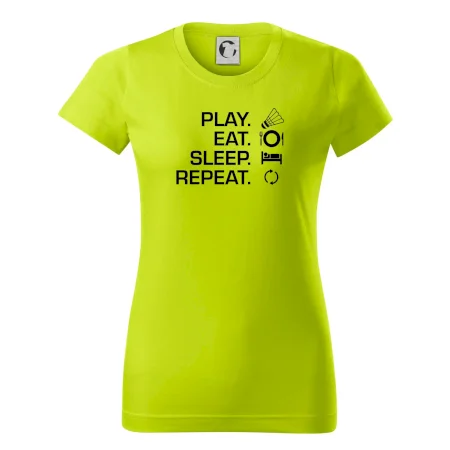 Play Eat Sleep Repeat badminton