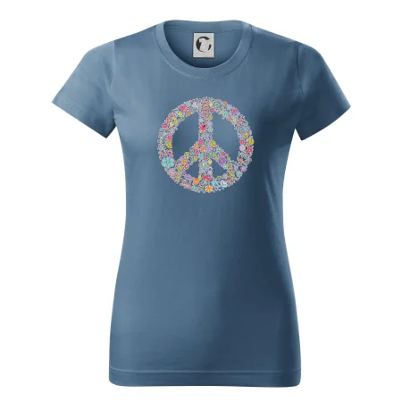 Peace symbol lístečky