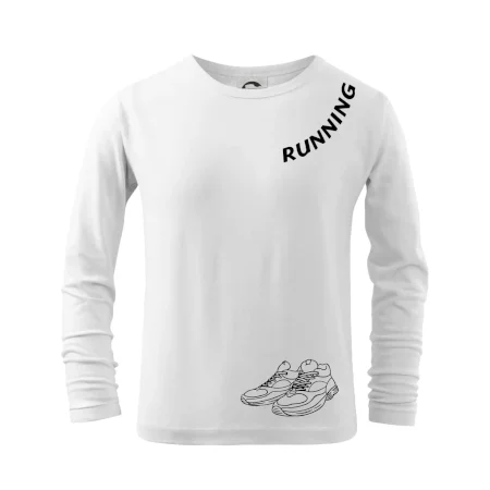 Running nápis šikmo