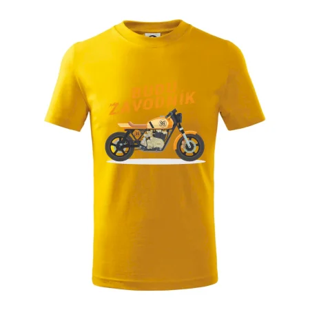 Budu závodník  žlutý cafe racer
