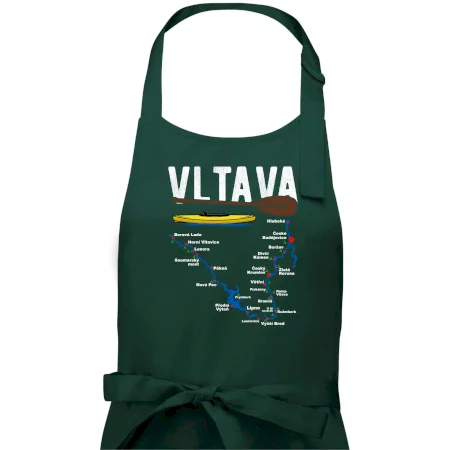 Mapa řeky Vltavy