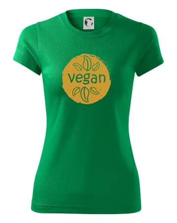 Vegan hnědá kruh