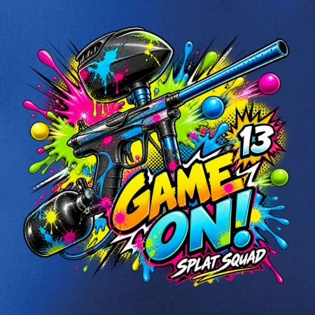 Barevná exploze game on paintball