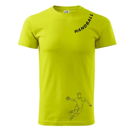 Handball nápis šikmo