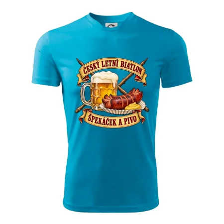 Český letní biatlon špekáček a pivo