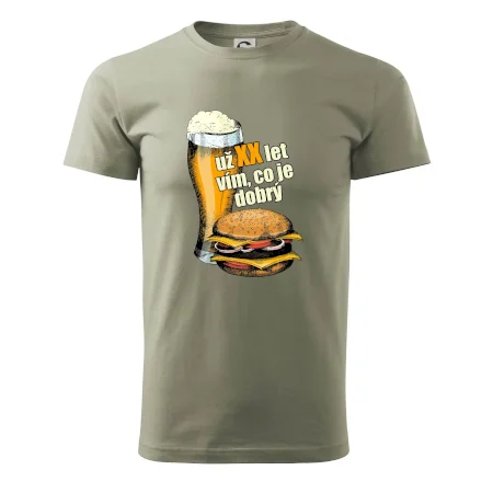 Pivo a burger vím co je dobrý