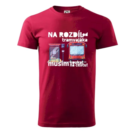 Na rozdíl od tramvajáka musím koukat na cestu