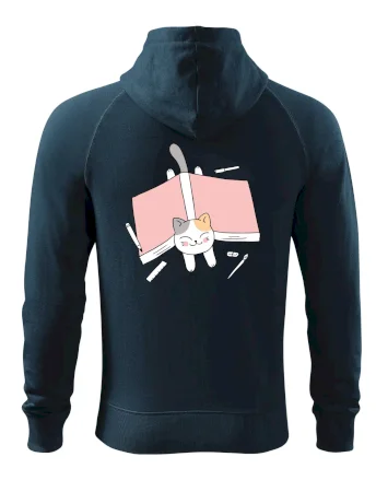 Učení na státnice kočka
