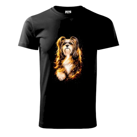 Obrázek polotón Shih-tzu běžící