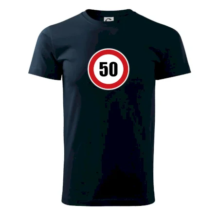 Dopravní značka - omezení rychlosti 50
