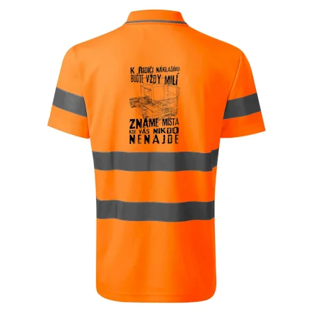 K řidiči náklaďáku buďte vždy milý