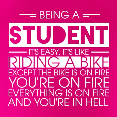 Being a student - bike