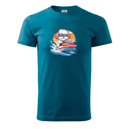 Bišonek na vodním skútru