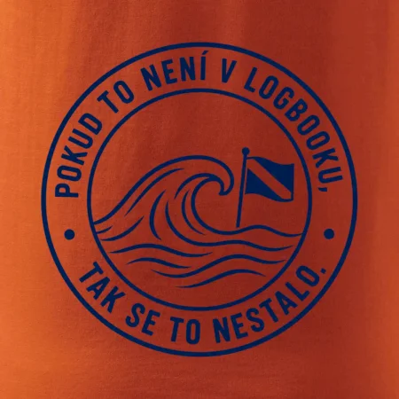 Pokud to není v logbooku kruhové razítko s vlnou a vlajkou