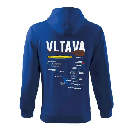 Mapa řeky Vltavy