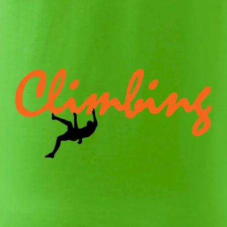 Climbing psací text