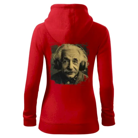Albert se sluchátky