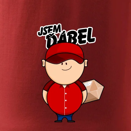 Jsem ďábel doručovatel červený