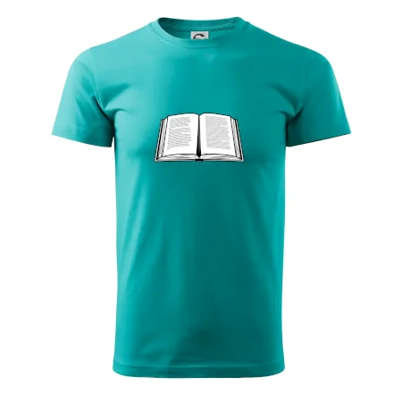 Kniha černobílá otevřená s textem