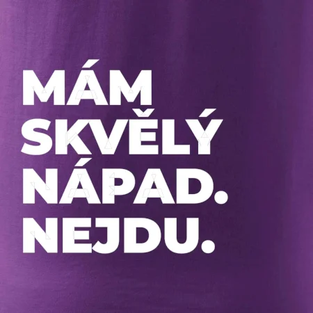 MÁM SKVĚLÝ NÁPAD. NEJDU.