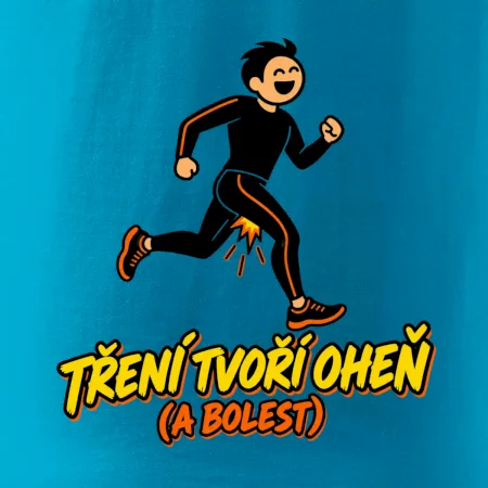 Běžecké tření tvoří oheň