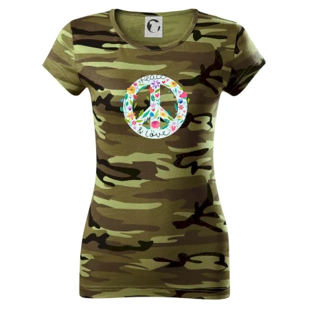 Peace and love symbol