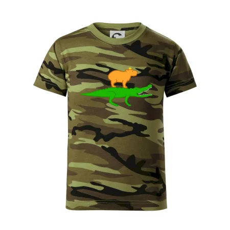 Kapybara na krokodýlovi (Moňas)