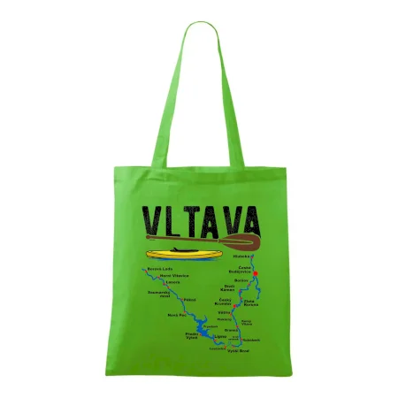 Mapa řeky Vltavy