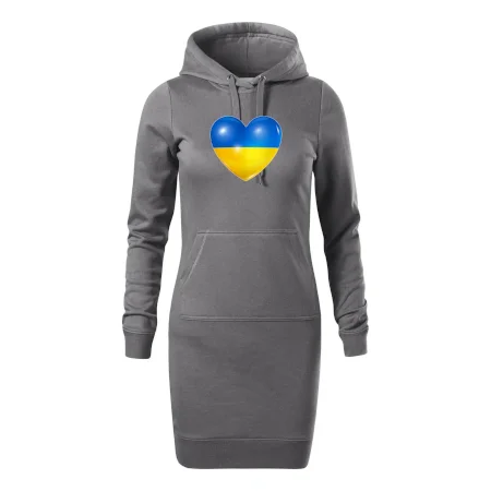 Ukrajina srdce vlajka
