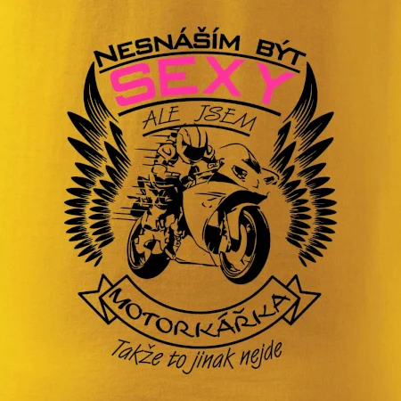 Nesnáším být sexy - motorkářka (motorka)
