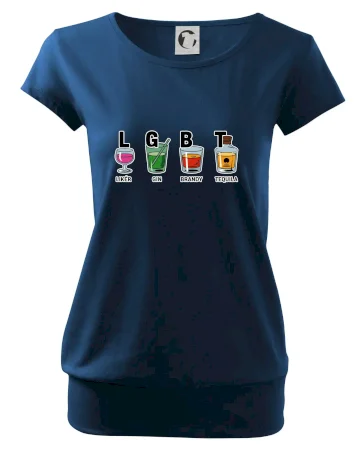 LGBT -  Likér, Gin, Brandy, Tequila