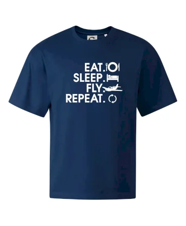 Eat sleep fly repeat