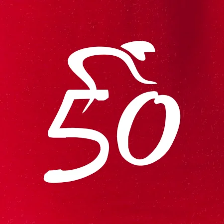 Cyklista slaví padesátku (50)